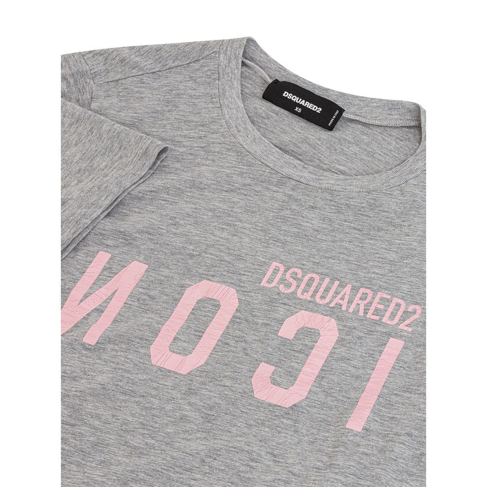Dsquared² Kadınlar için şık gri pamuklu üst
